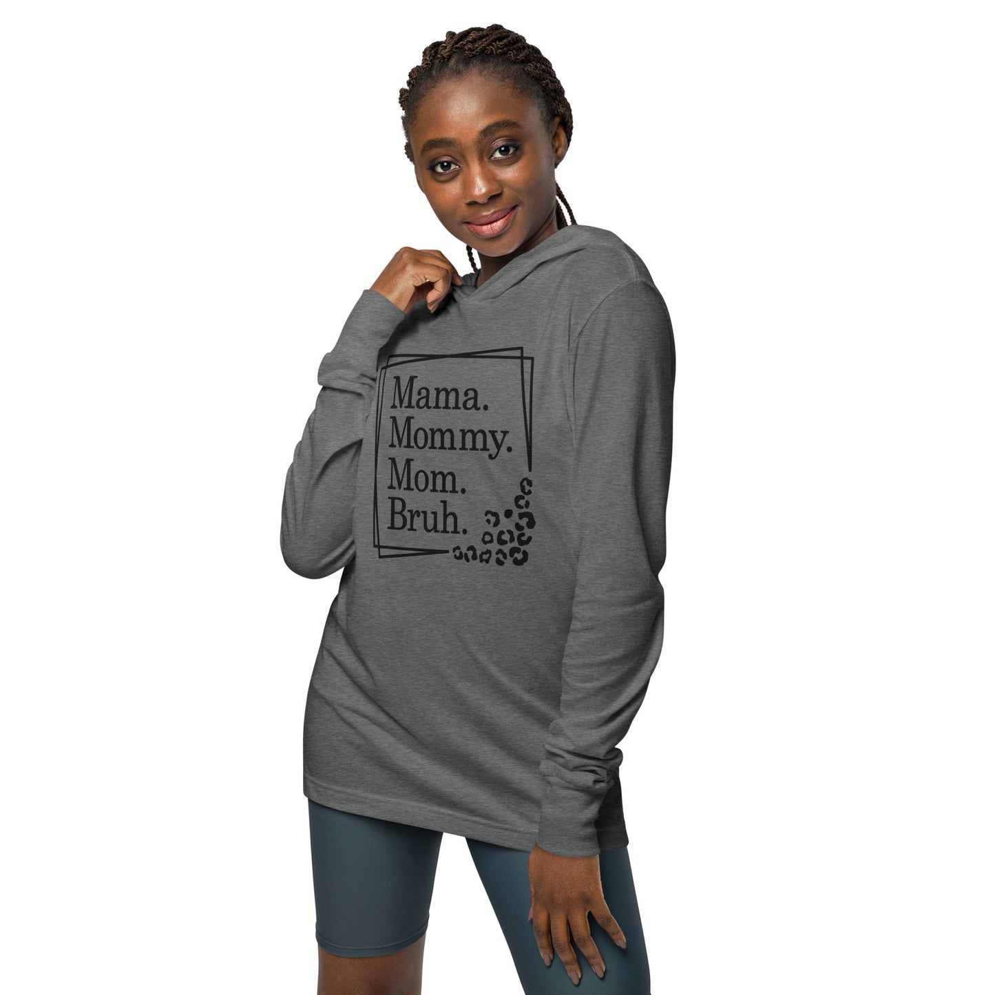 Mama Hooded Long Sleeve Tee