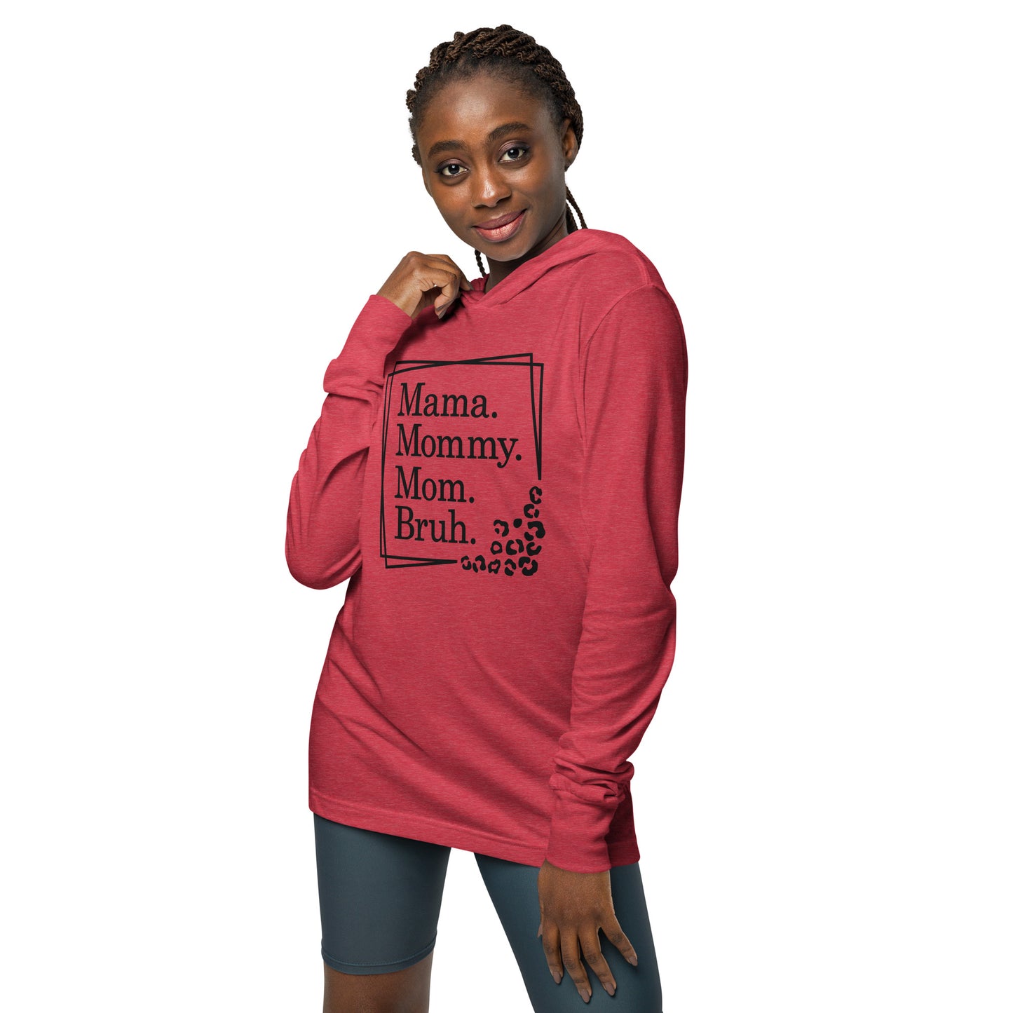 Mama Hooded Long Sleeve Tee