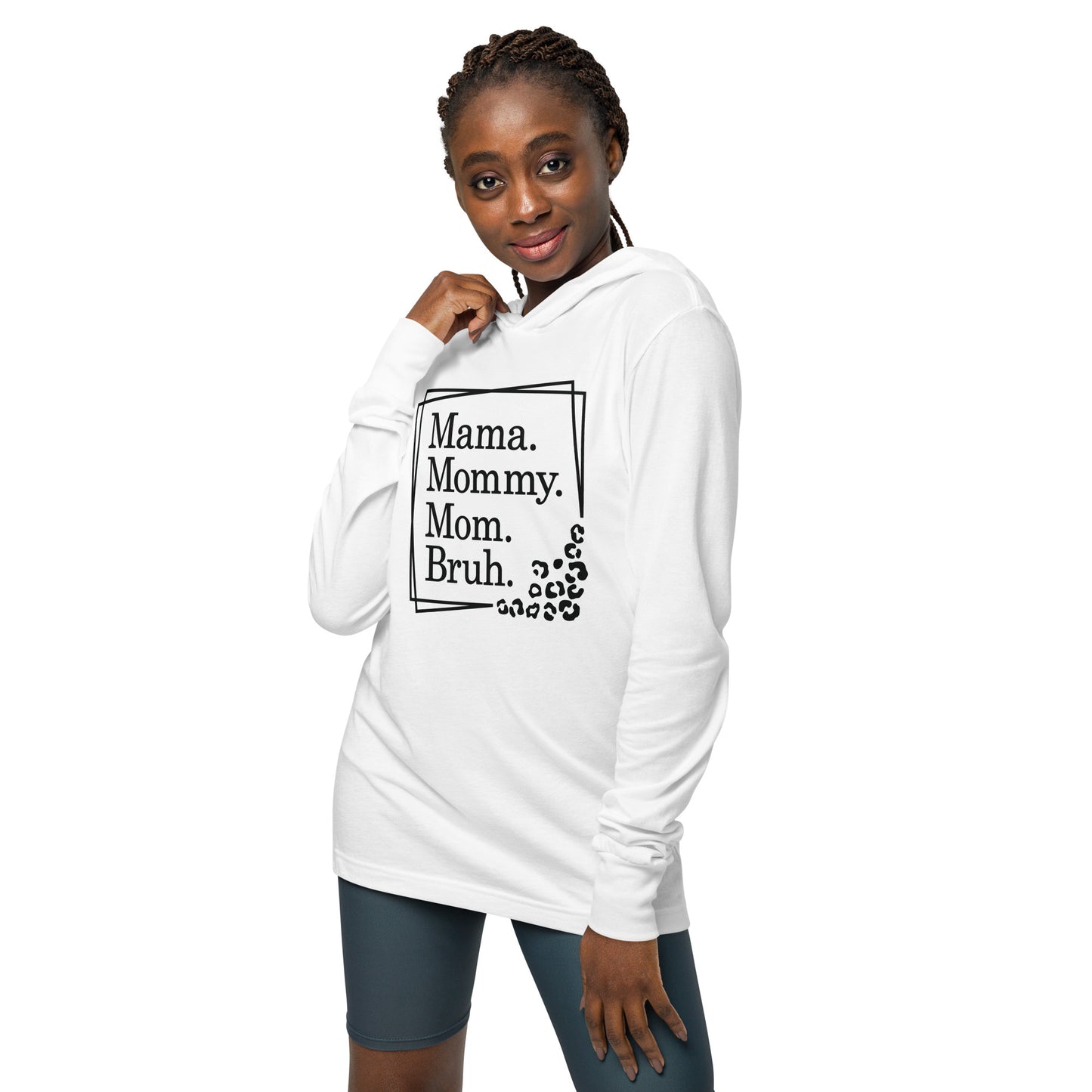 Mama Hooded Long Sleeve Tee