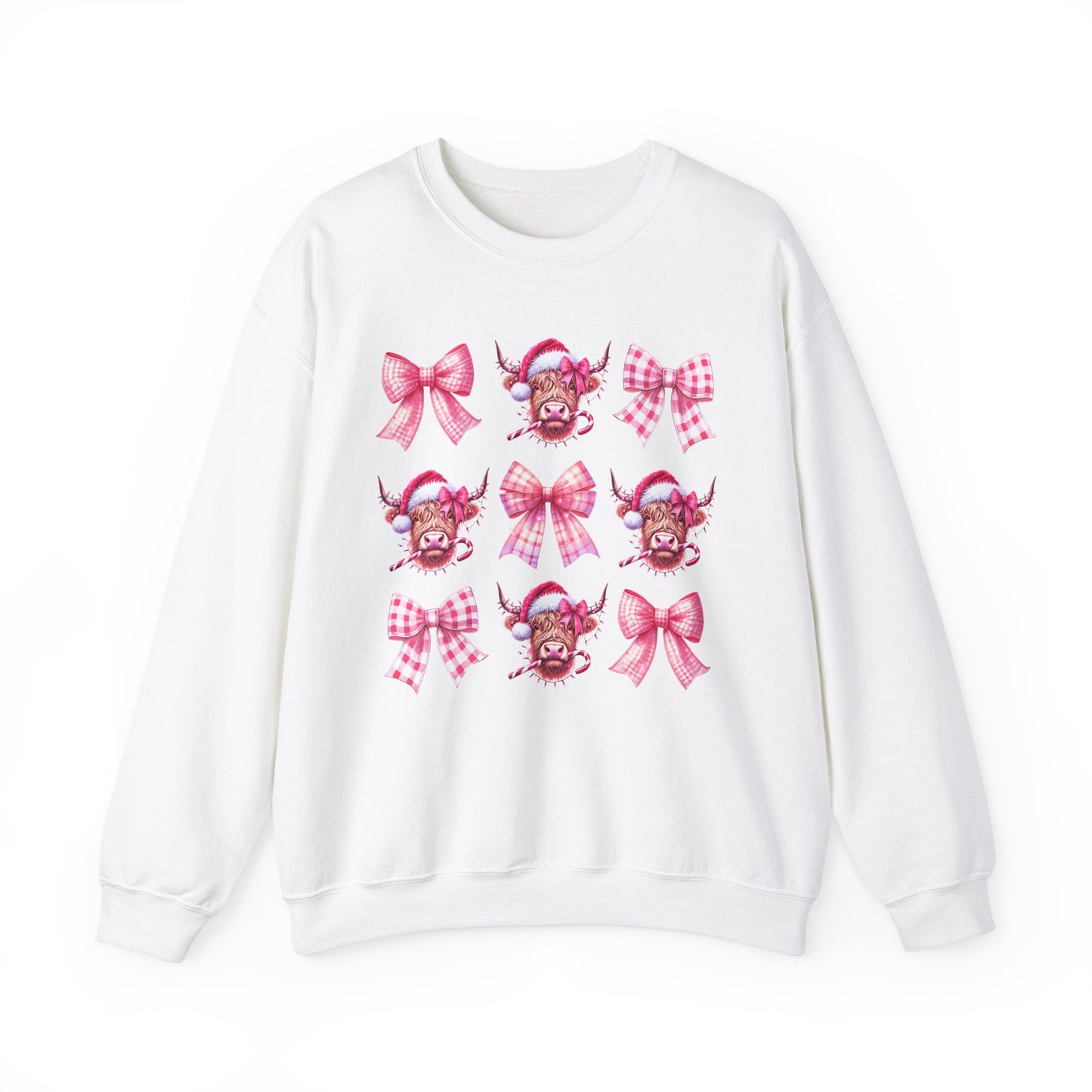 Highland Cow Christmas Sweatshirt