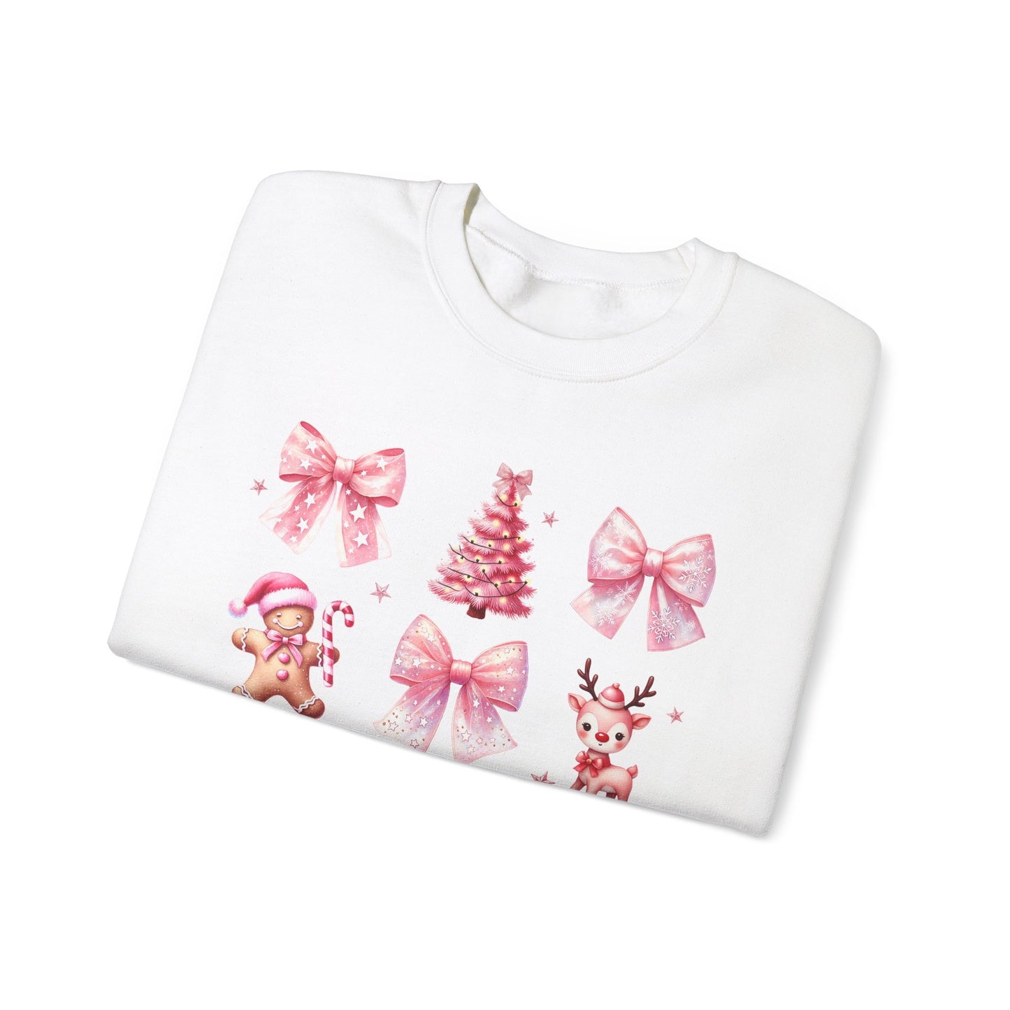 Pink Christmas Crewneck Sweatshirt