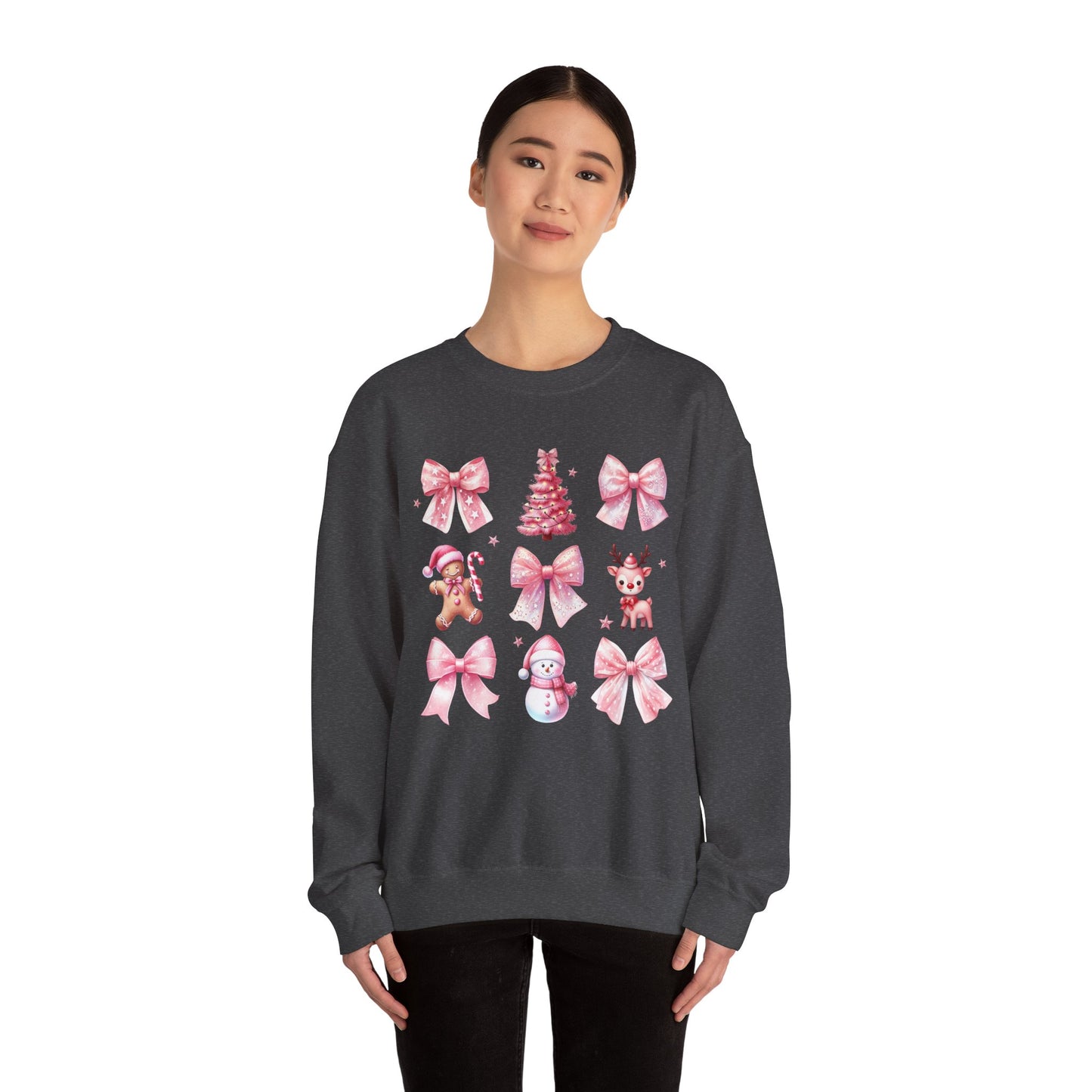 Pink Christmas Crewneck Sweatshirt