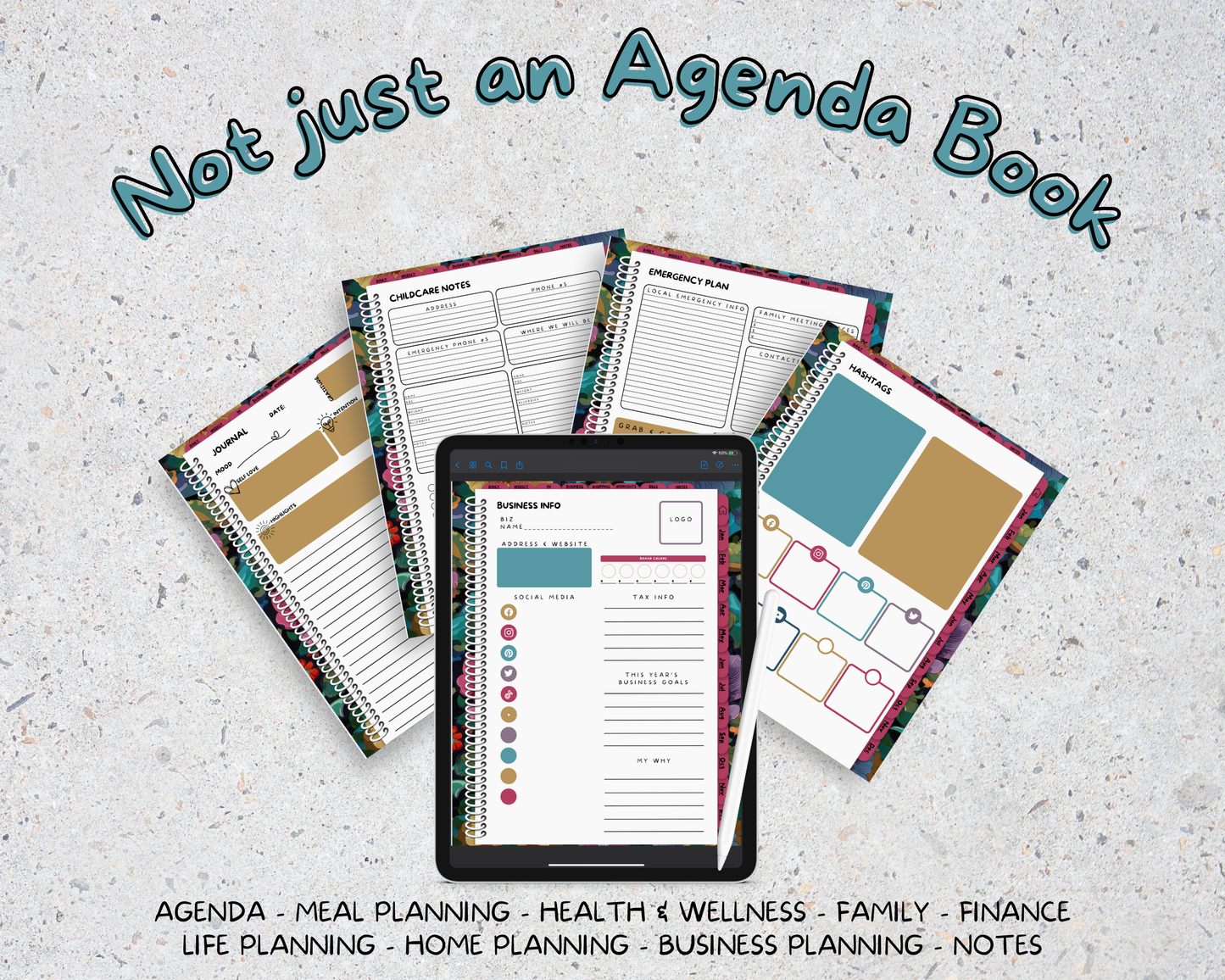 2026 Life Planner - Persian Dreams