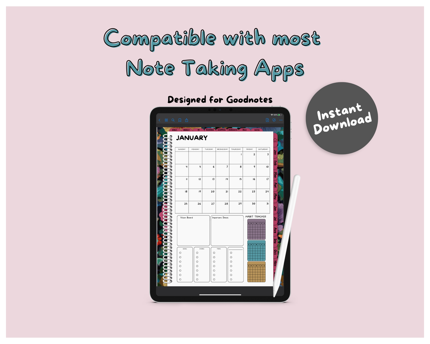 2026 Life Planner - Persian Dreams