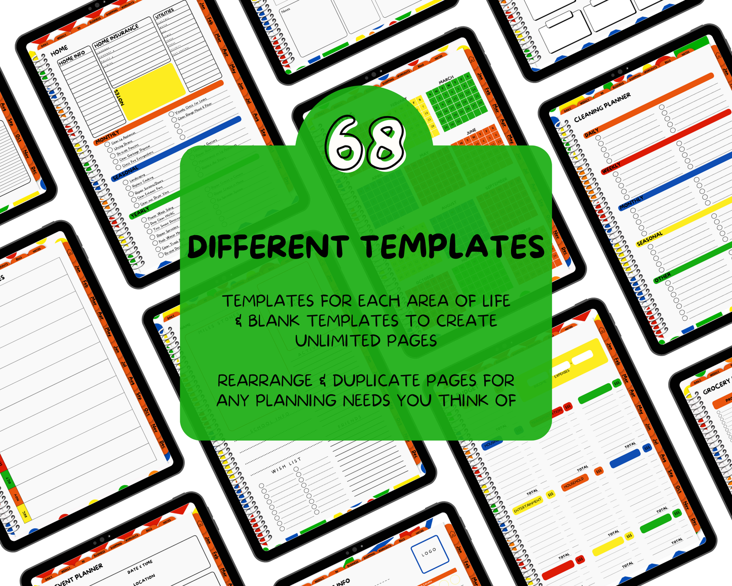 2026 Life Planner - Rachael's Rainbow