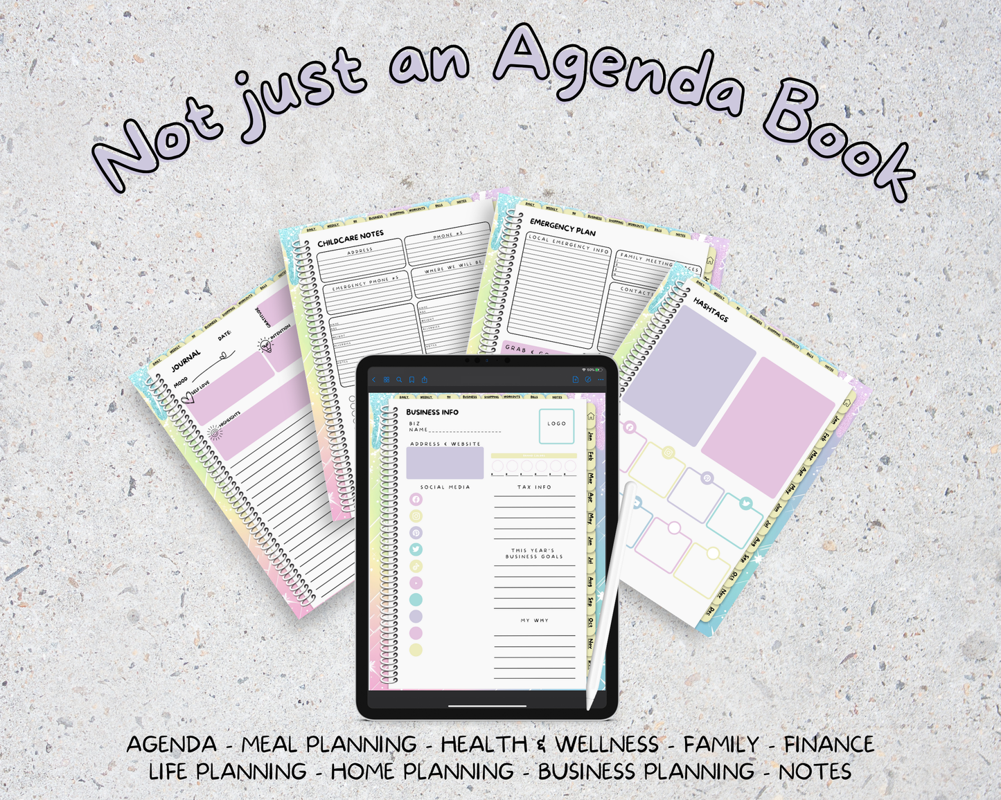 2026 Life Planner - Sherbert