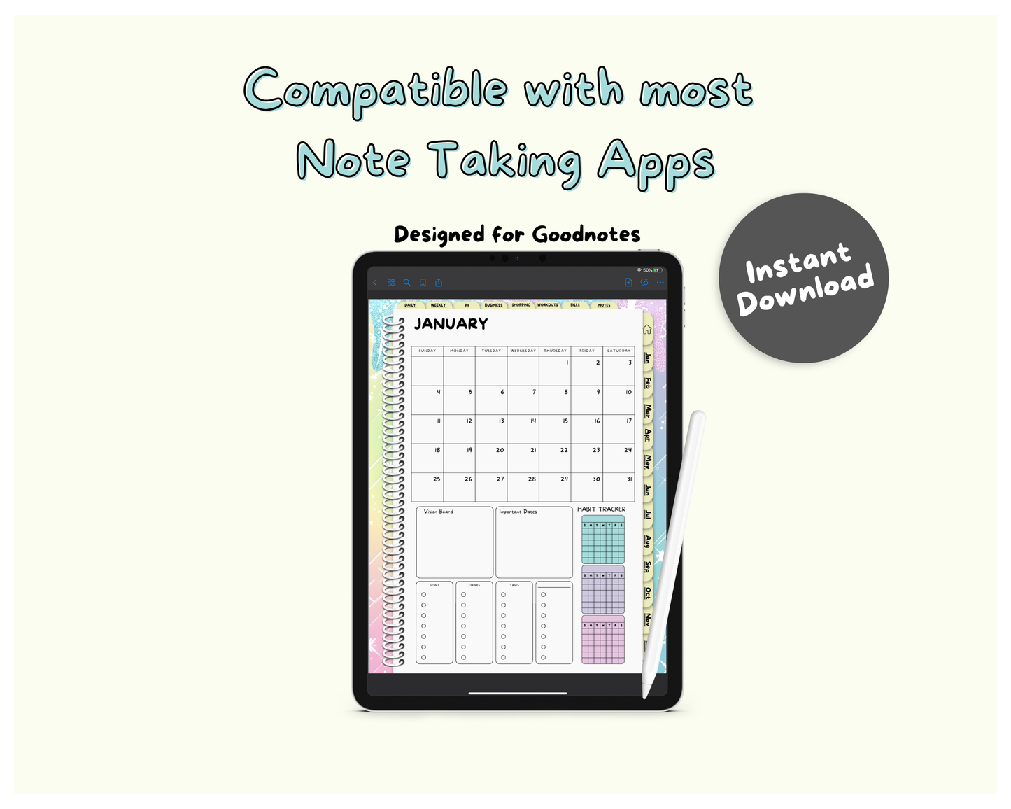 2026 Life Planner - Sherbert