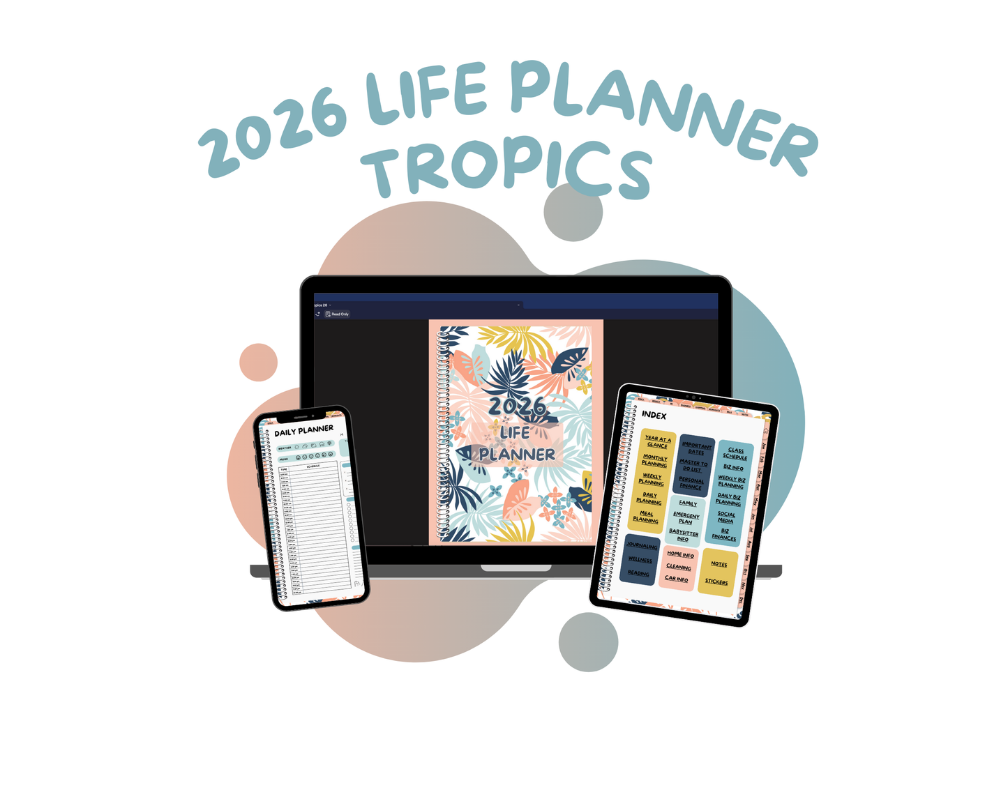 2026 Life Planner - Tropics