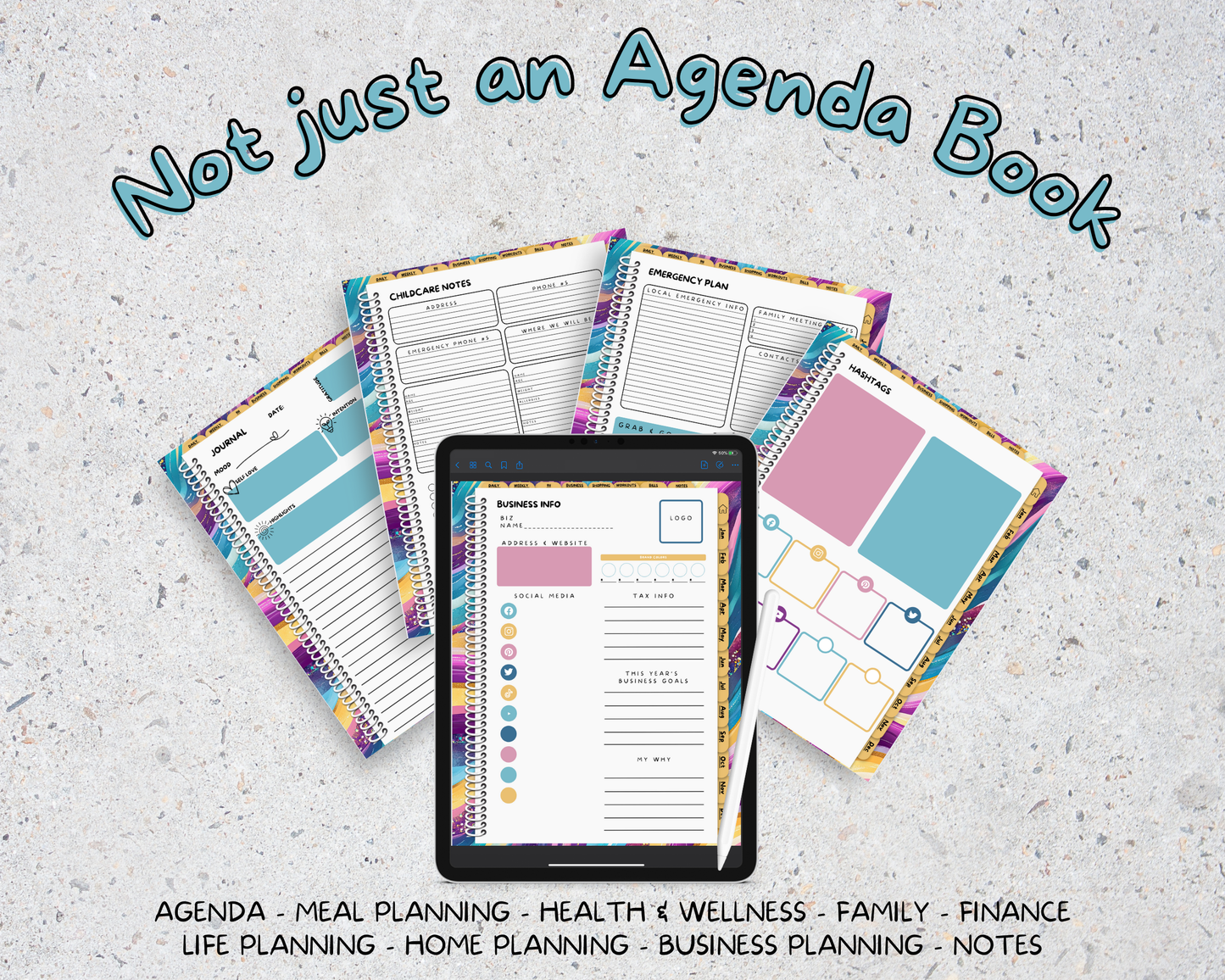 2026 Life Planner - Waves