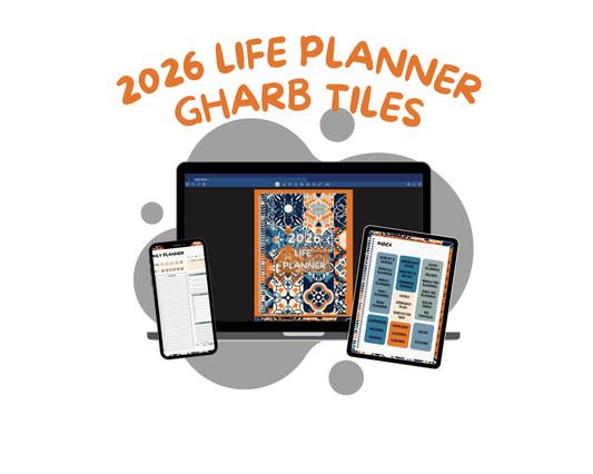 2026 Life Planner - Gharb Tiles