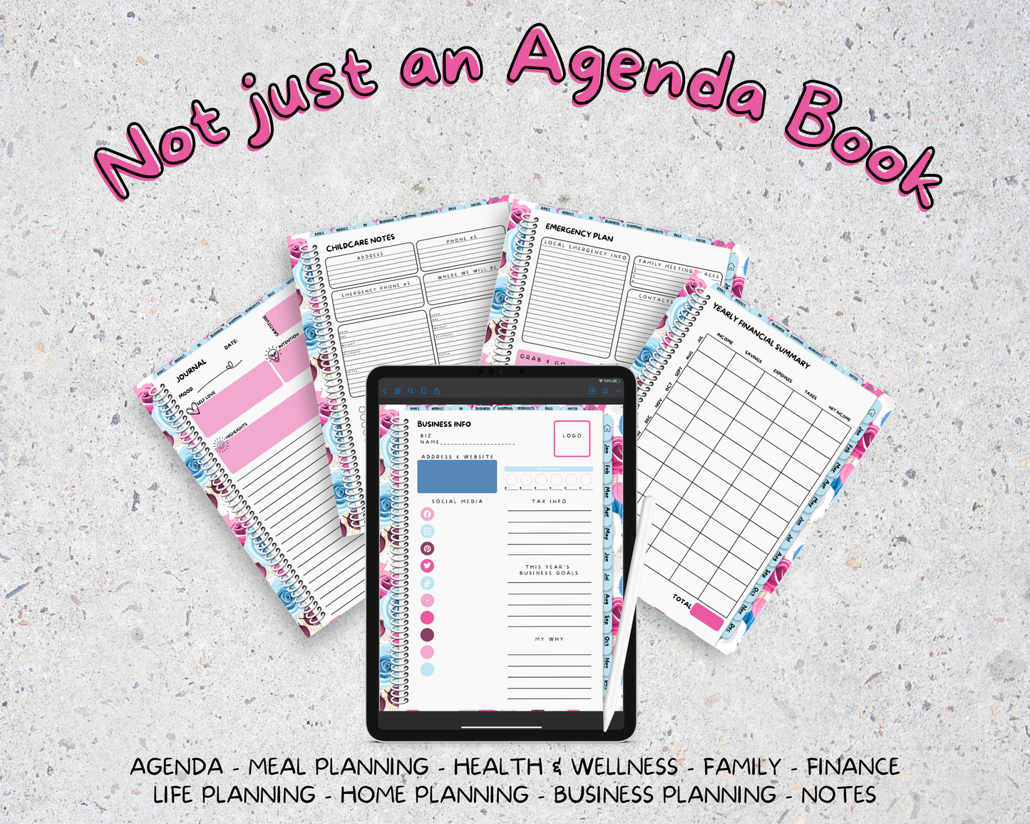 2026 Life Planner - A Rosey Life