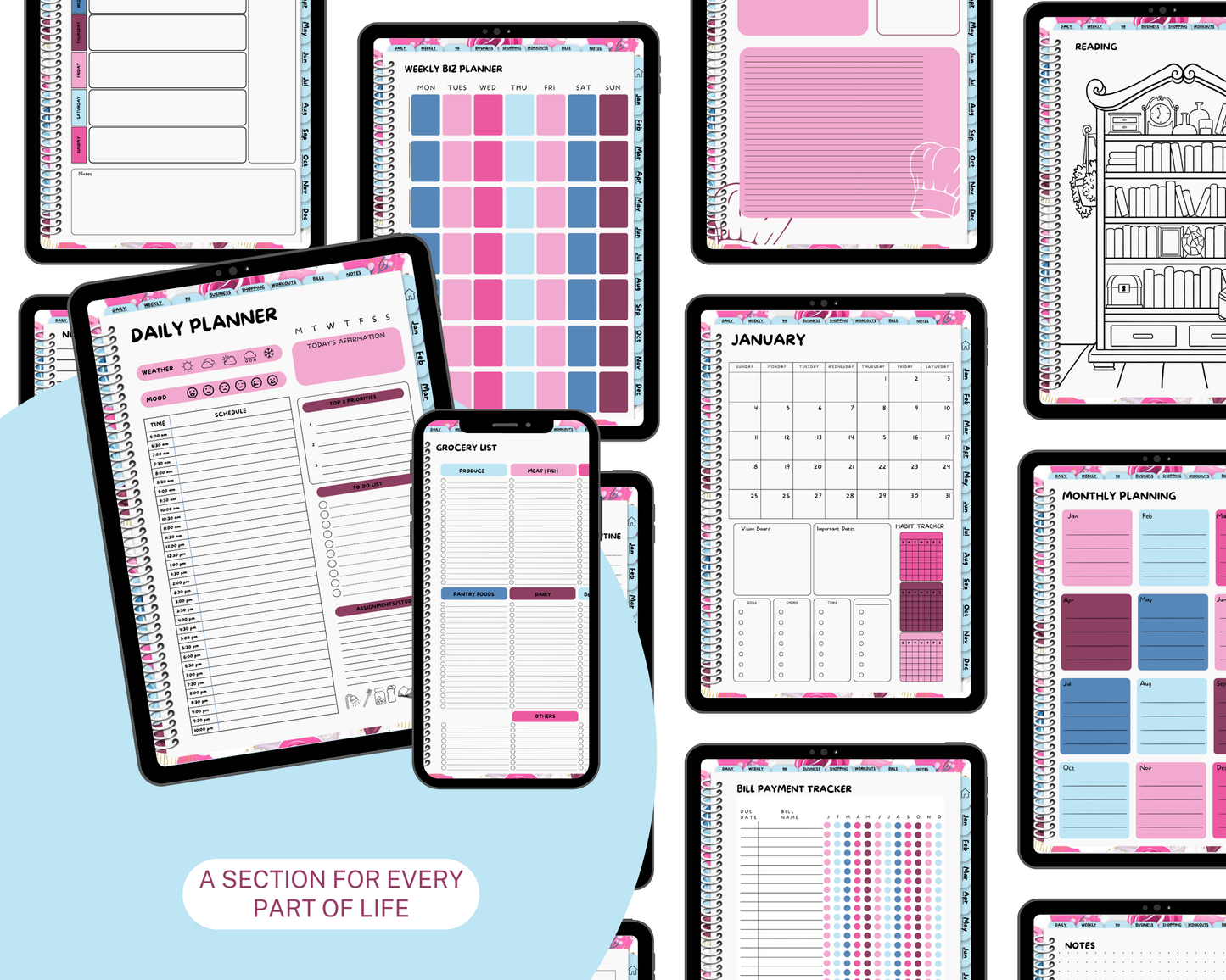 2026 Life Planner - A Rosey Life