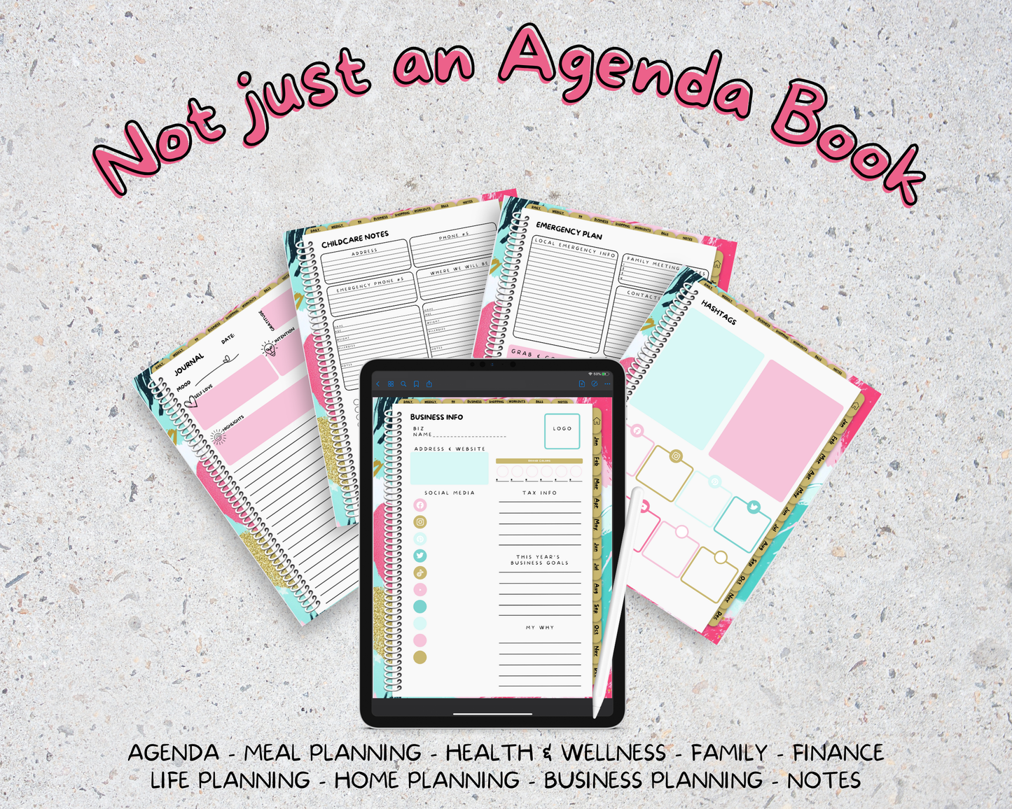 2026 Life Planner - Bubblegum