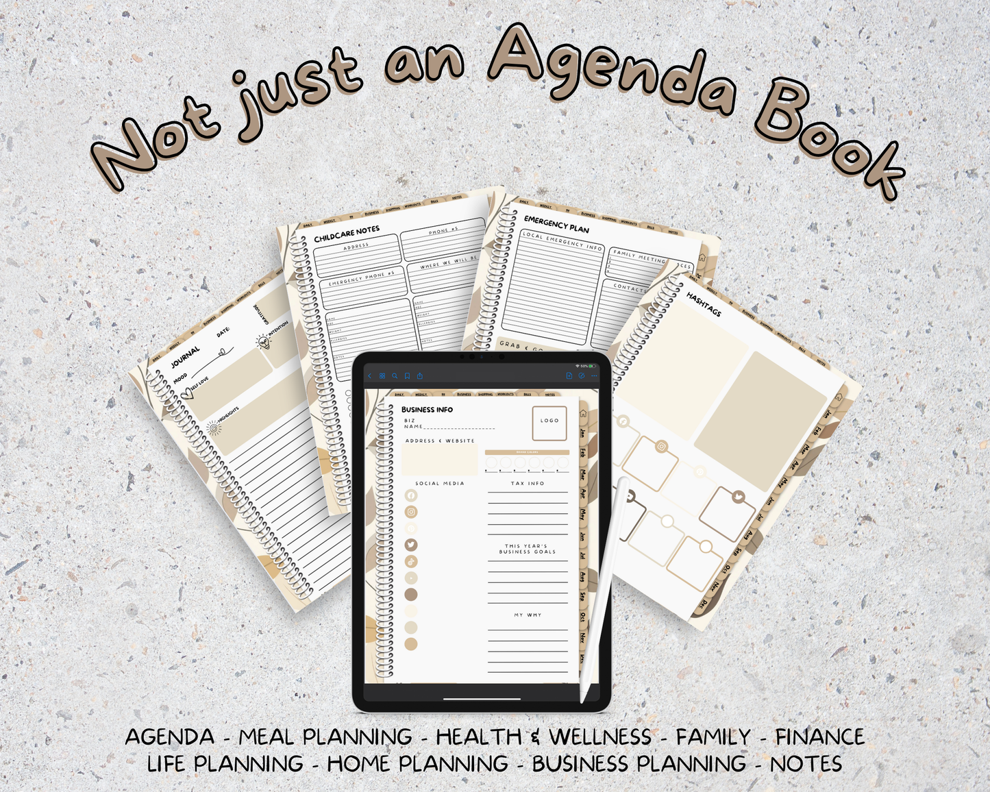 2026 Life Planner - Calm, Cool, Collected