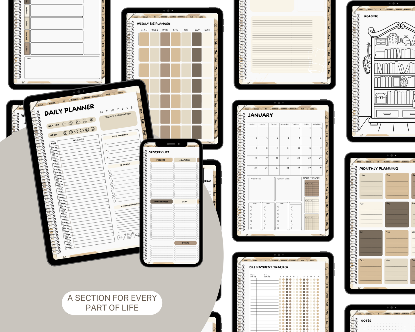 2026 Life Planner - Calm, Cool, Collected