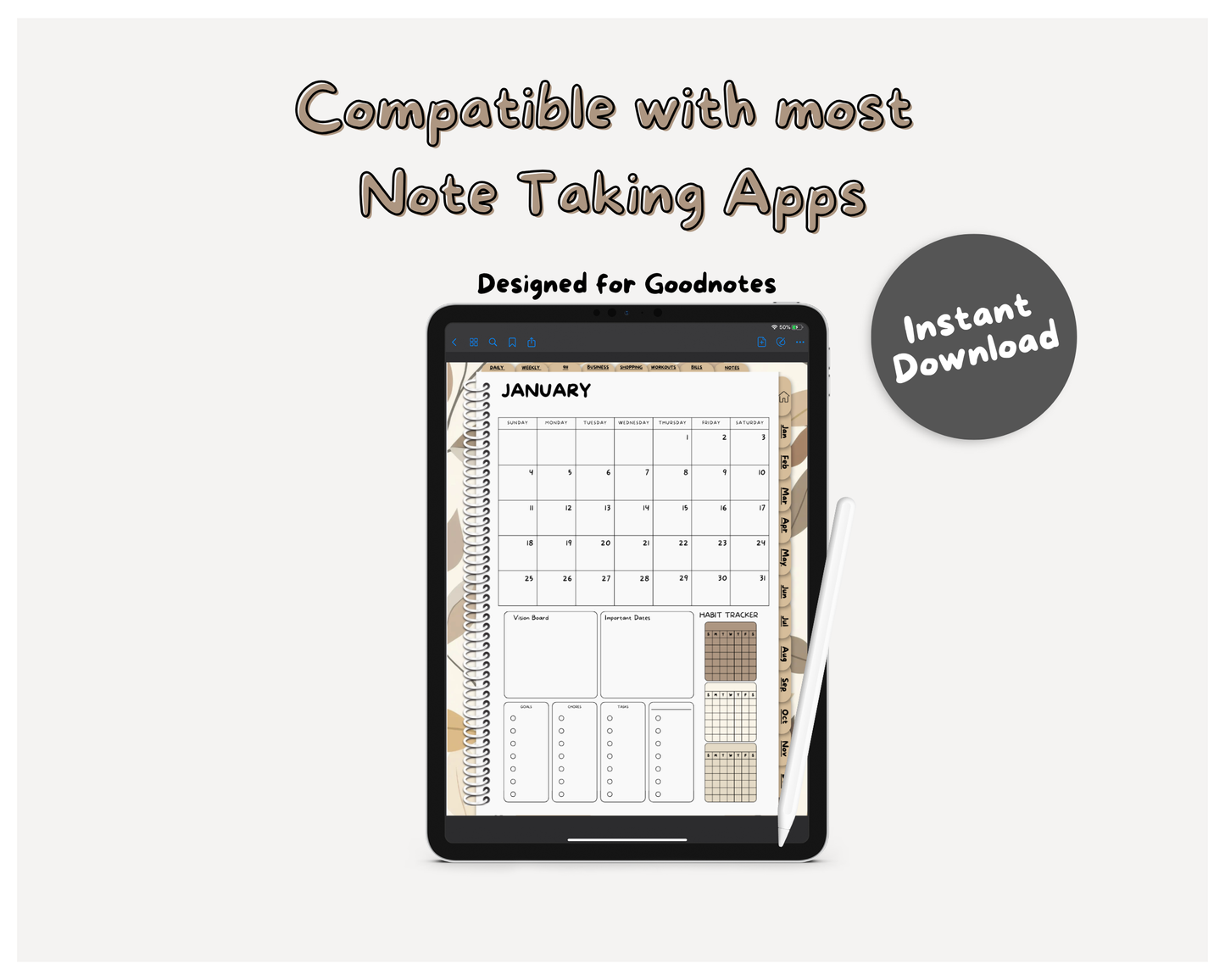 2026 Life Planner - Calm, Cool, Collected