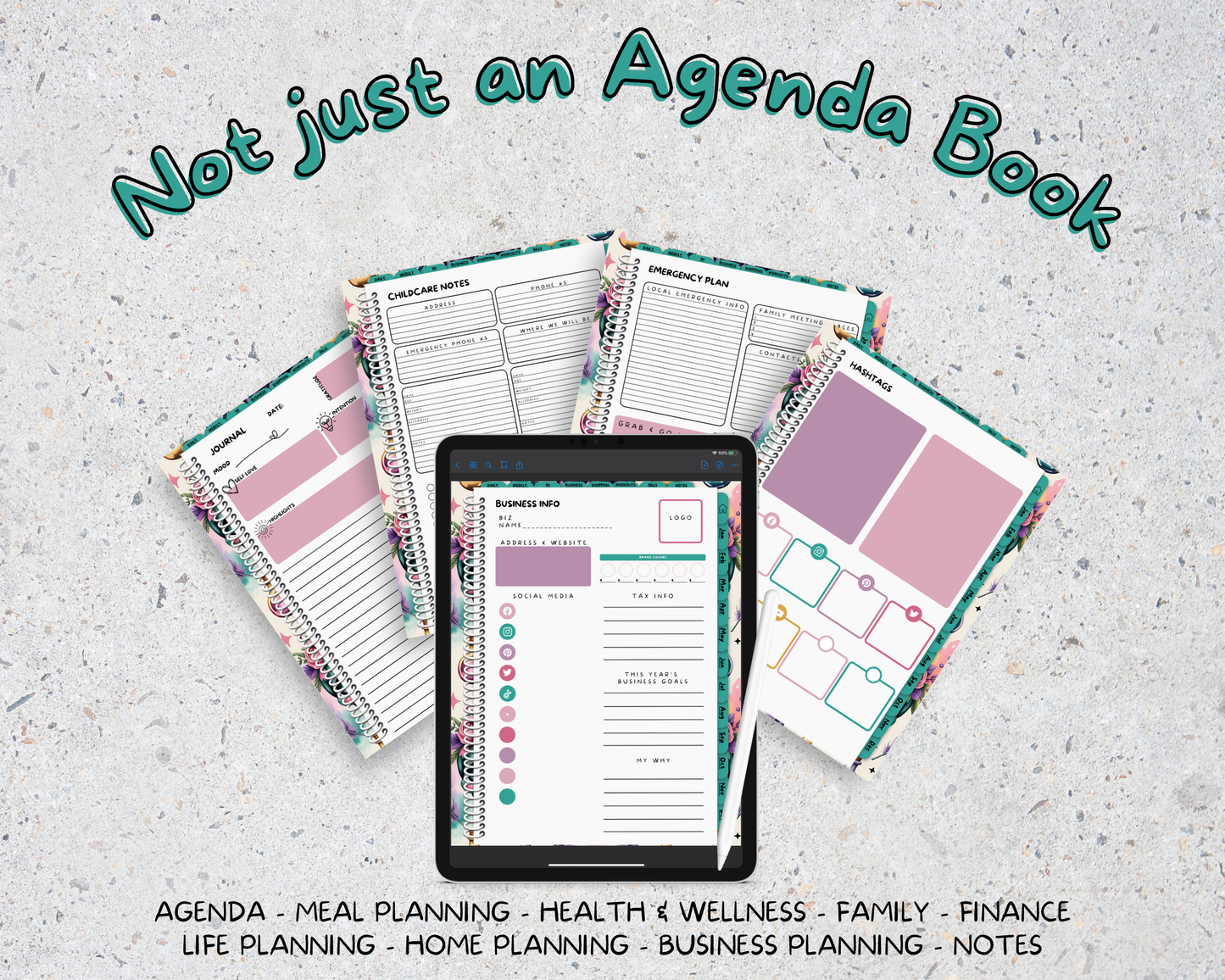 2026 Life Planner - Desert Blooms