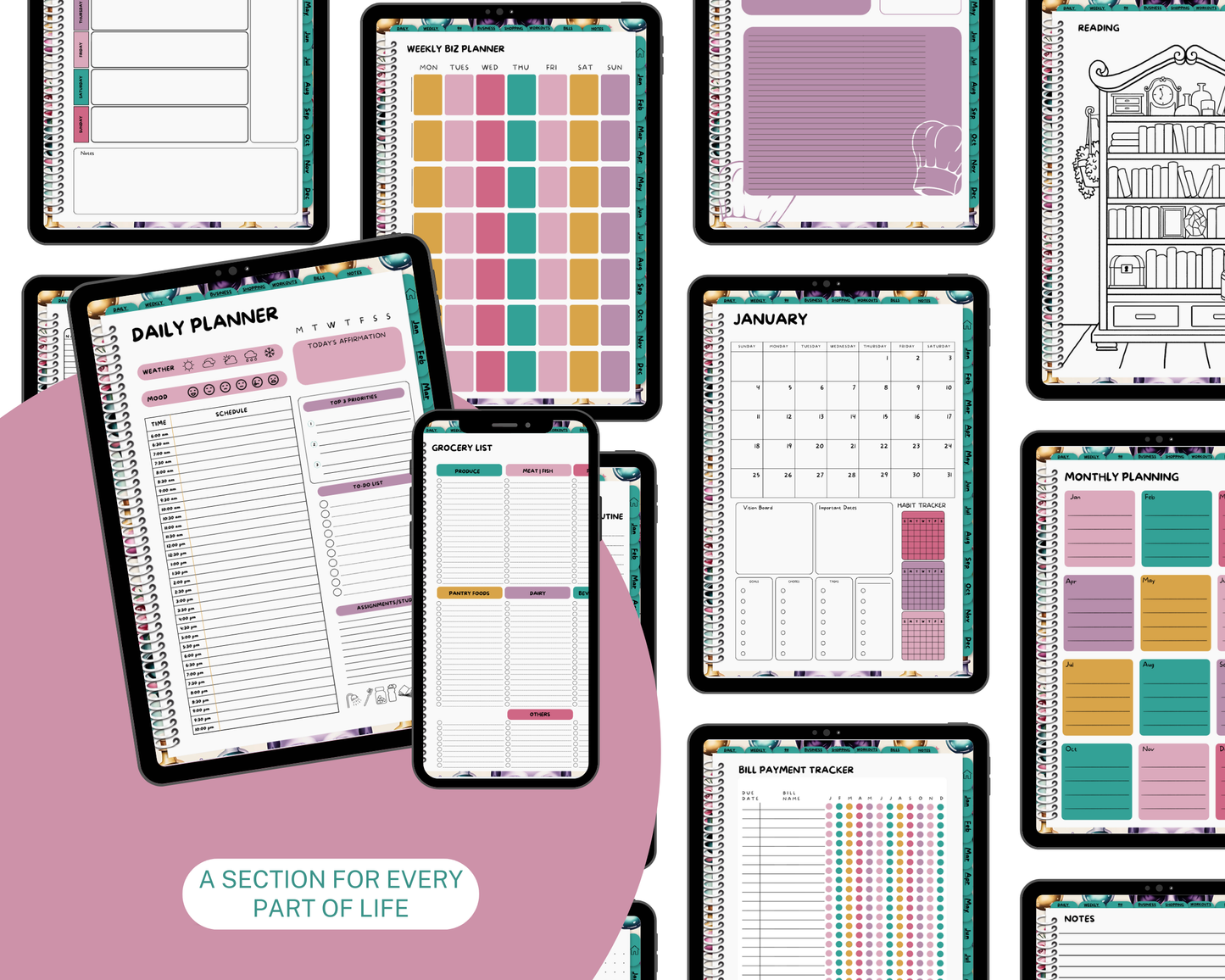 2026 Life Planner - Desert Blooms