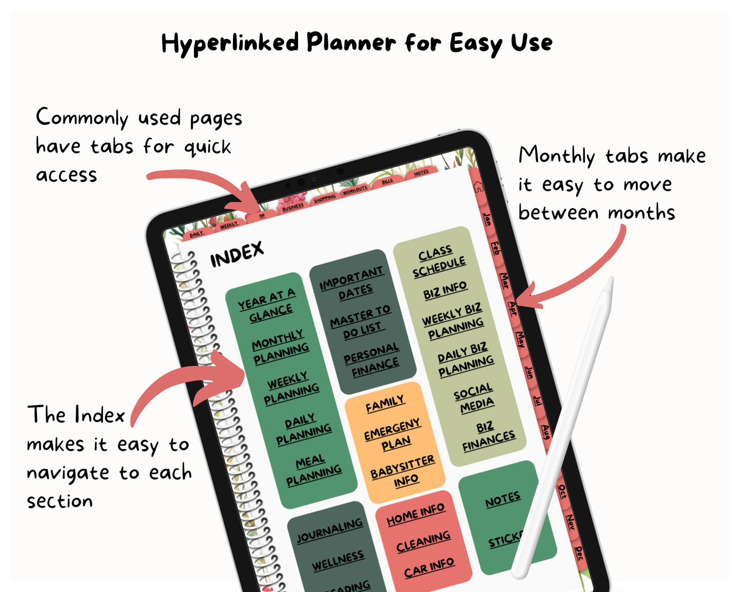 2026 Life Planner - Flower Child
