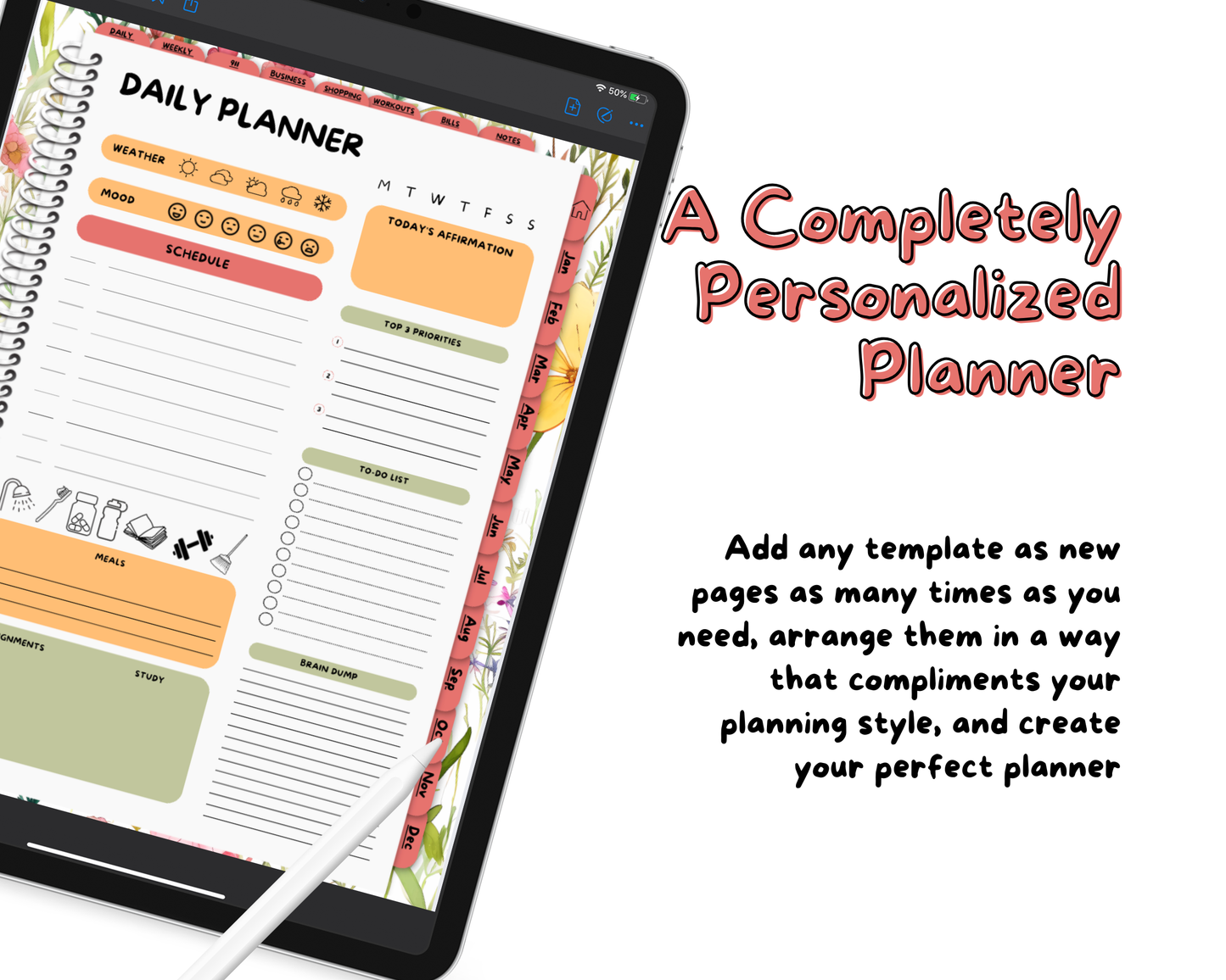 2026 Life Planner - Flower Child