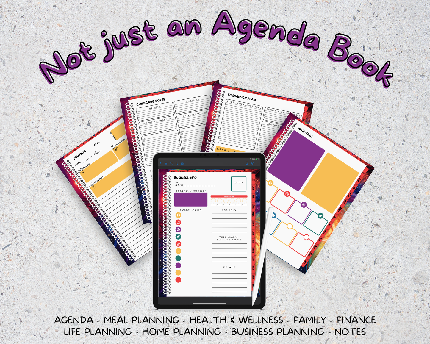 2026 Life Planner - Galaxy