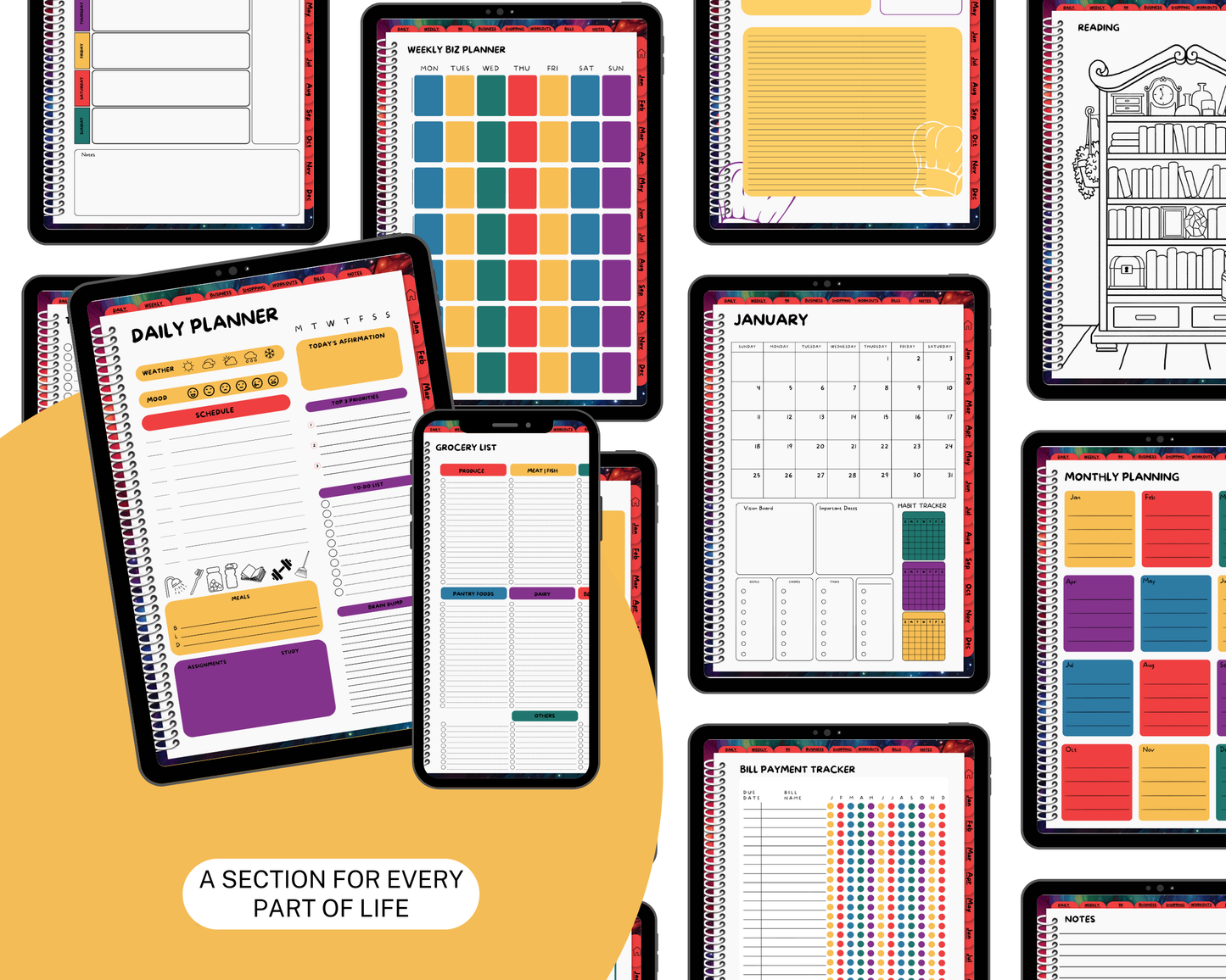 2026 Life Planner - Galaxy