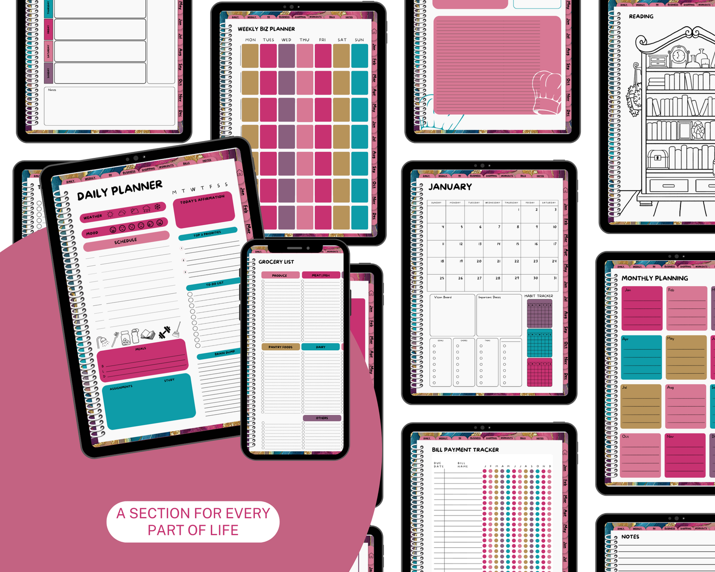 2026 Life Planner - Geodes