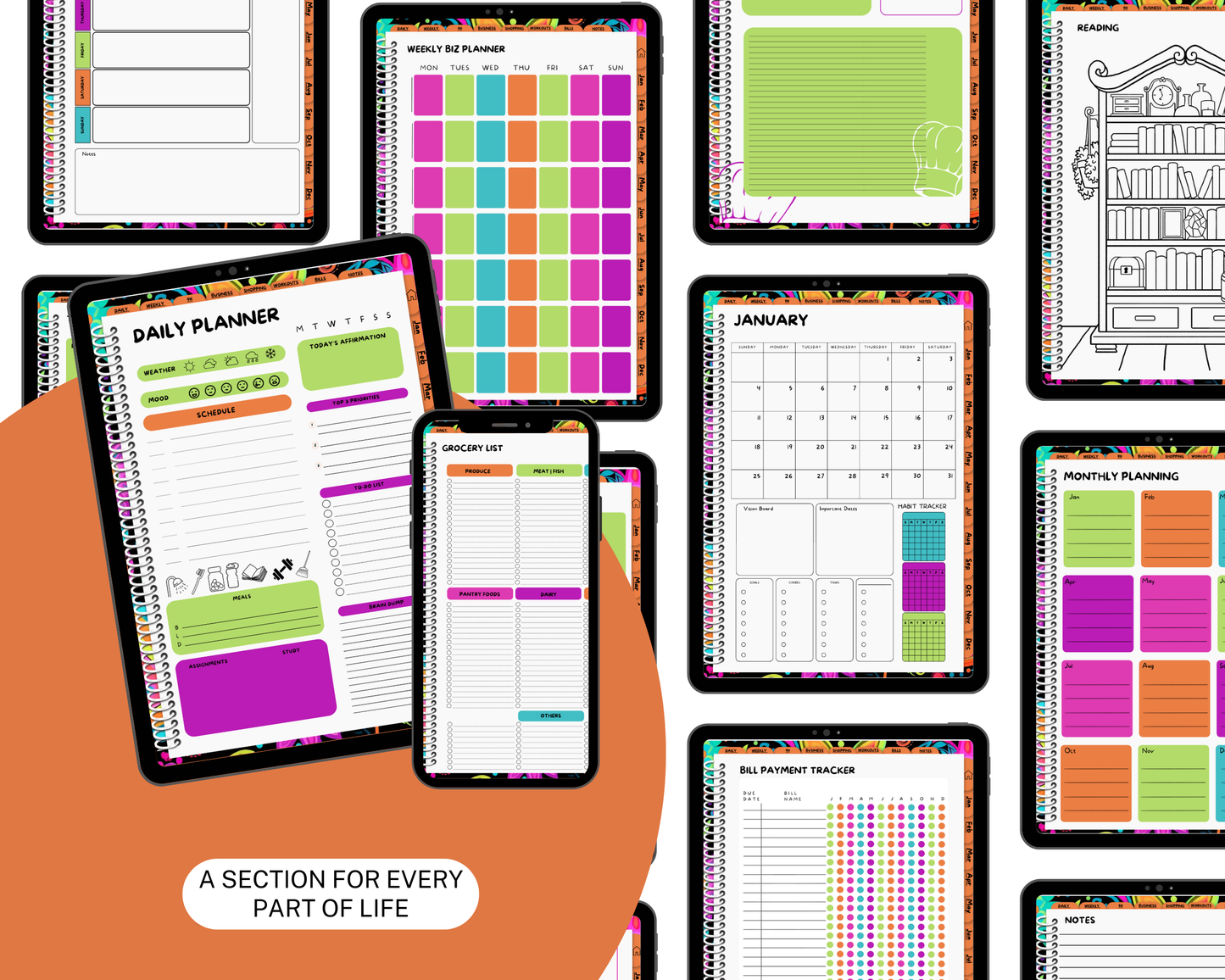 2026 Life Planner - Paisley