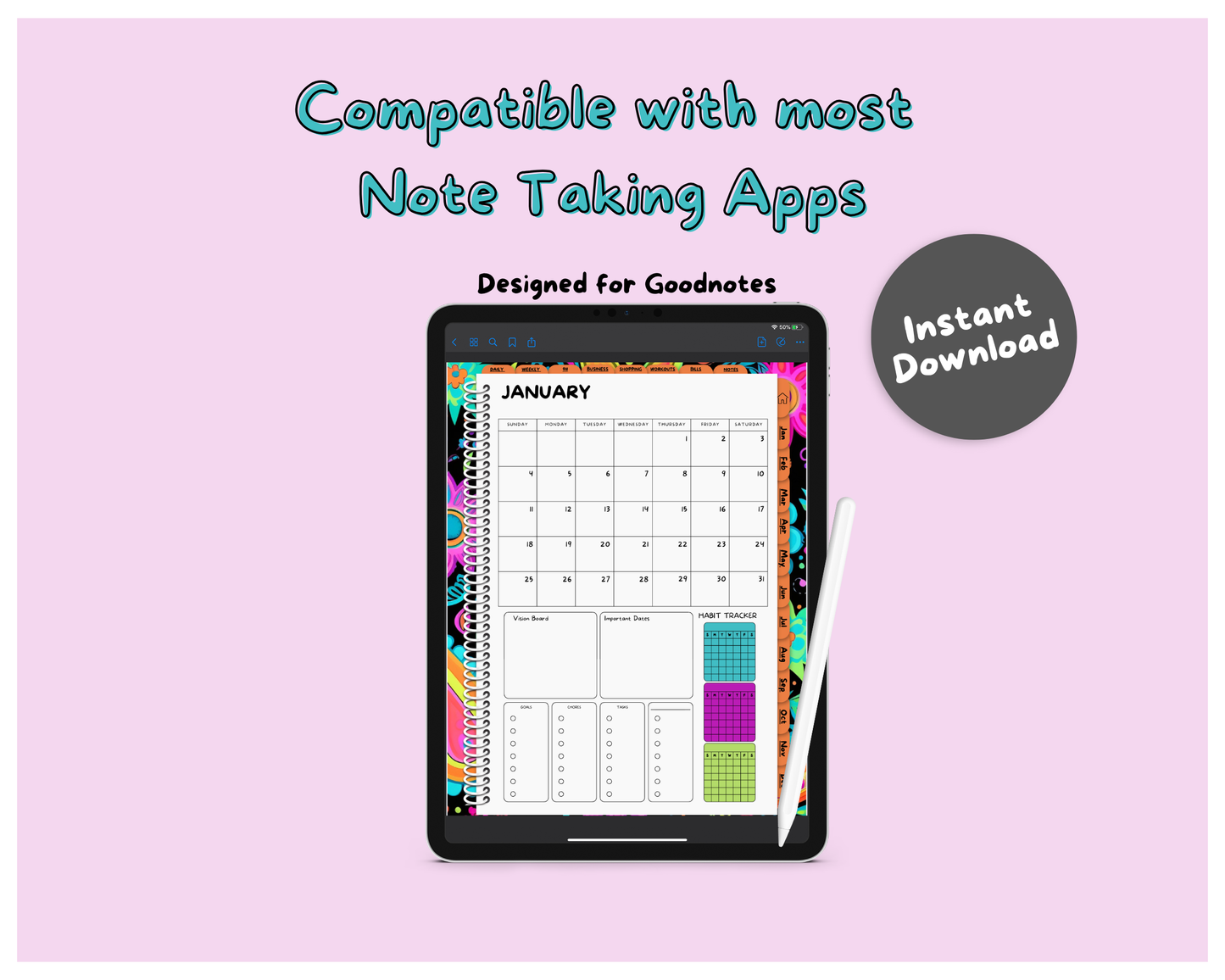 2026 Life Planner - Paisley