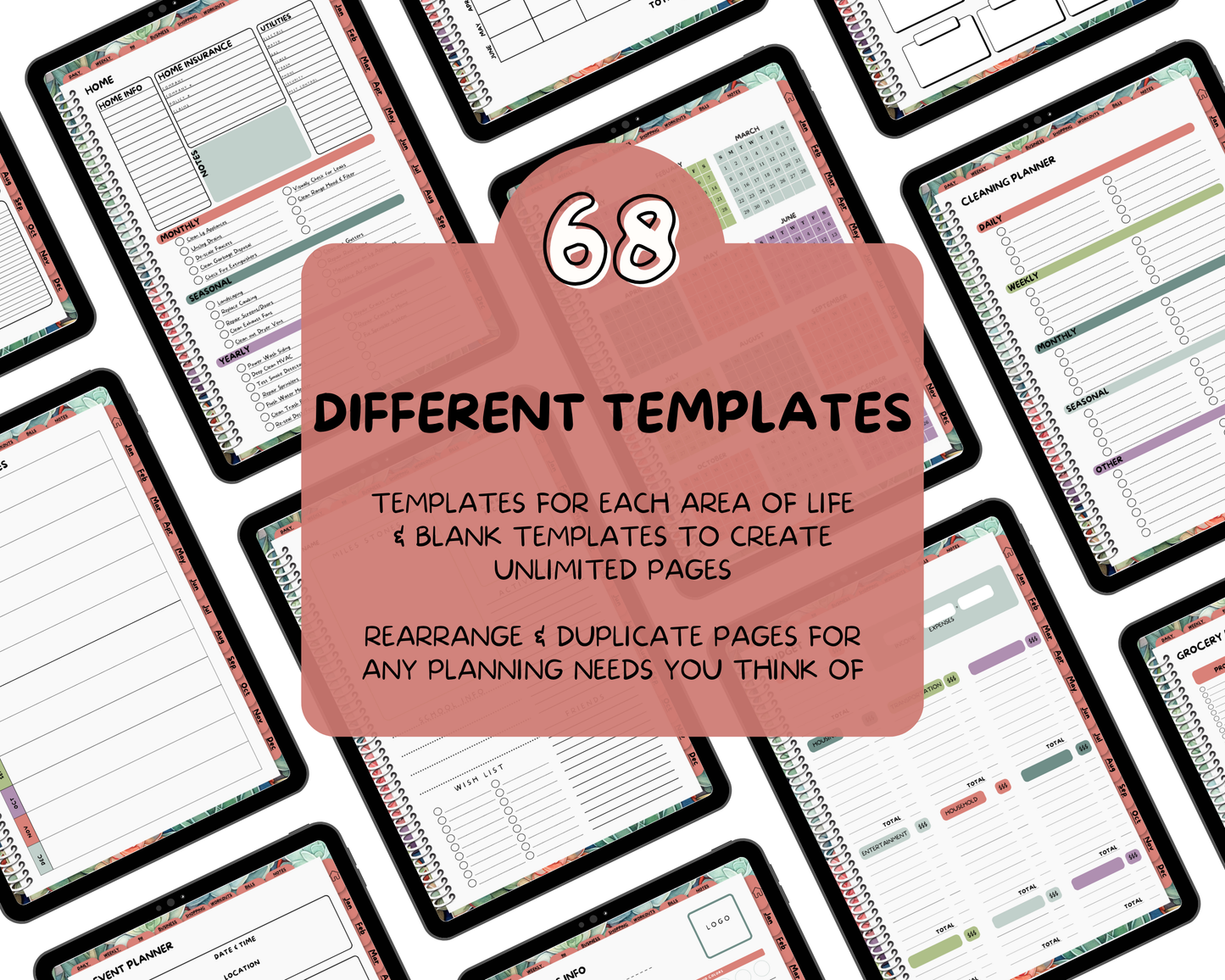 2026 Life Planner - Succulent Garden
