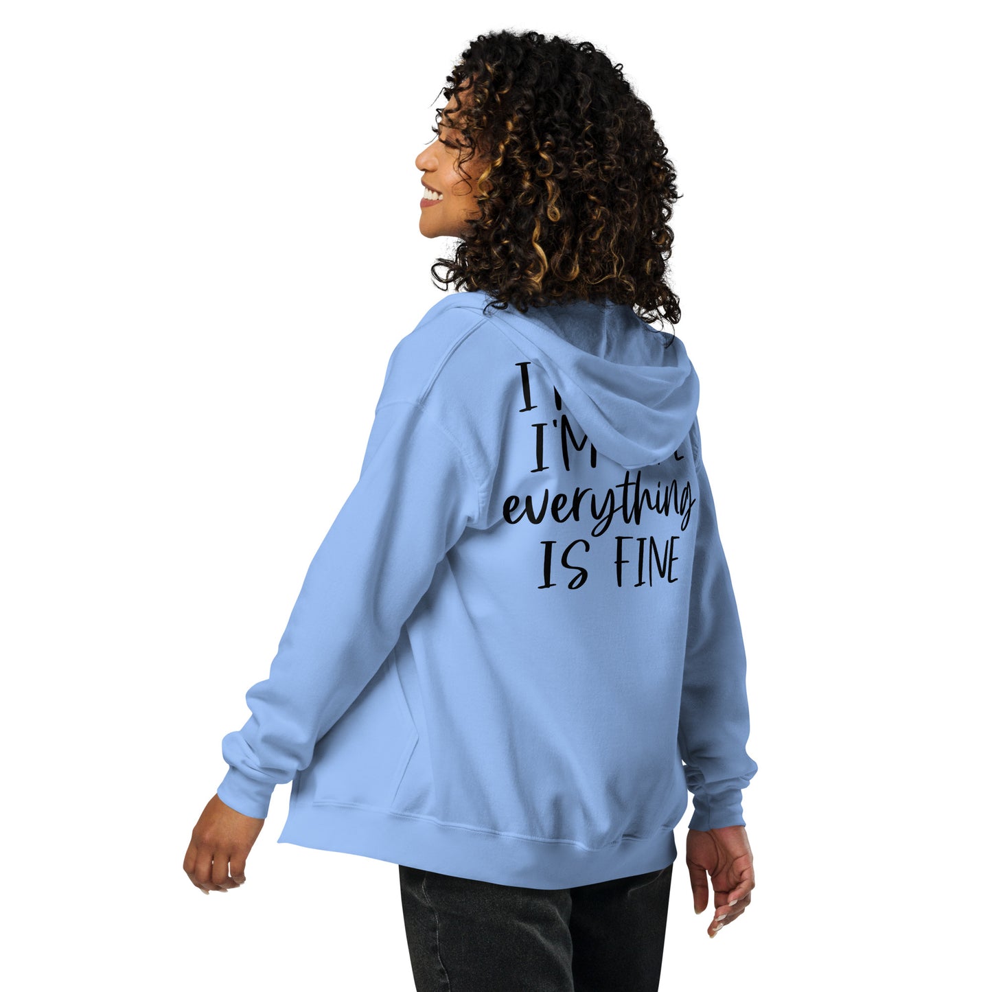 Everything is Fine Zip Hoodie