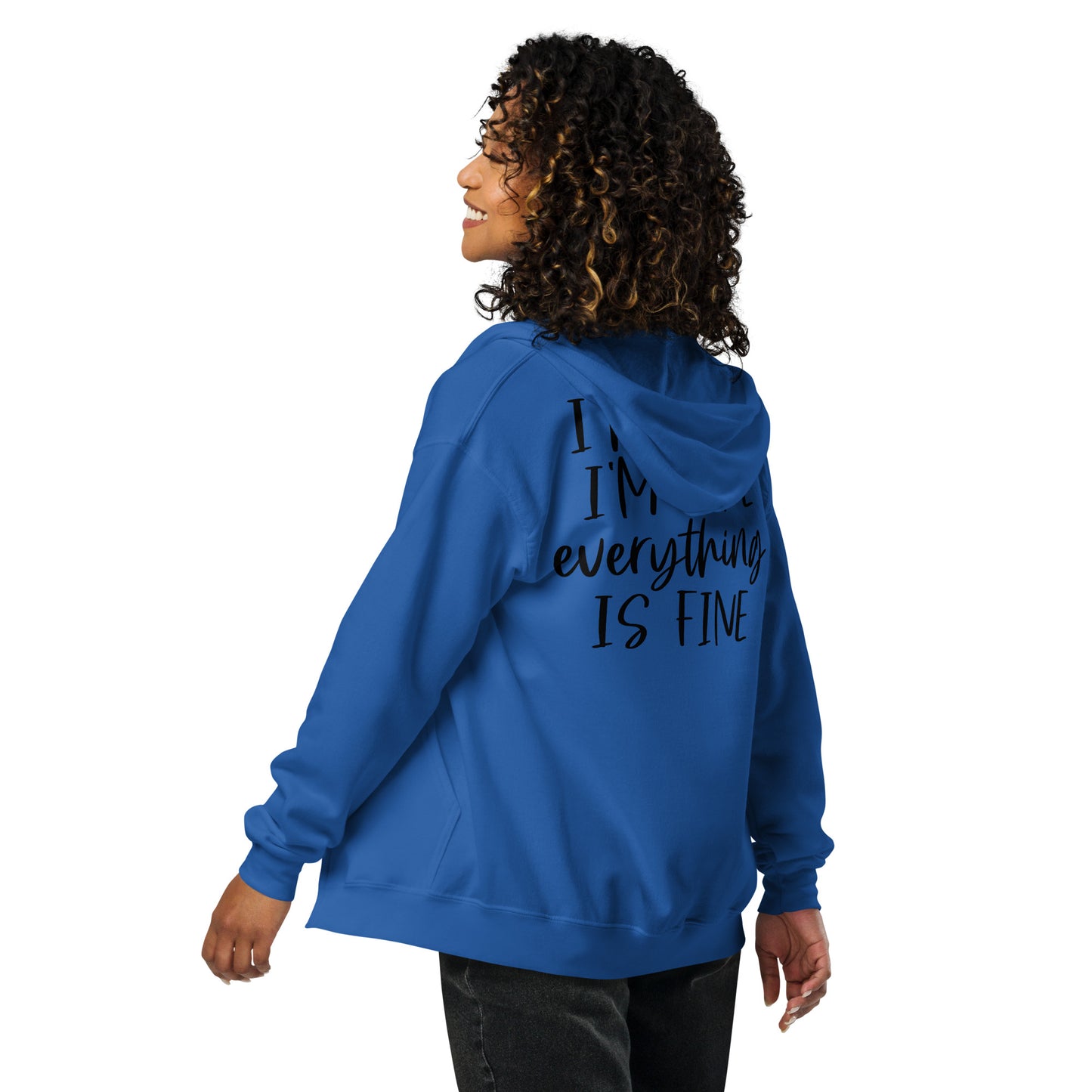 Everything is Fine Zip Hoodie