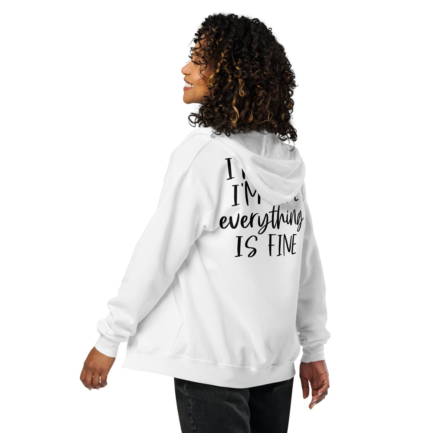 Everything is Fine Zip Hoodie