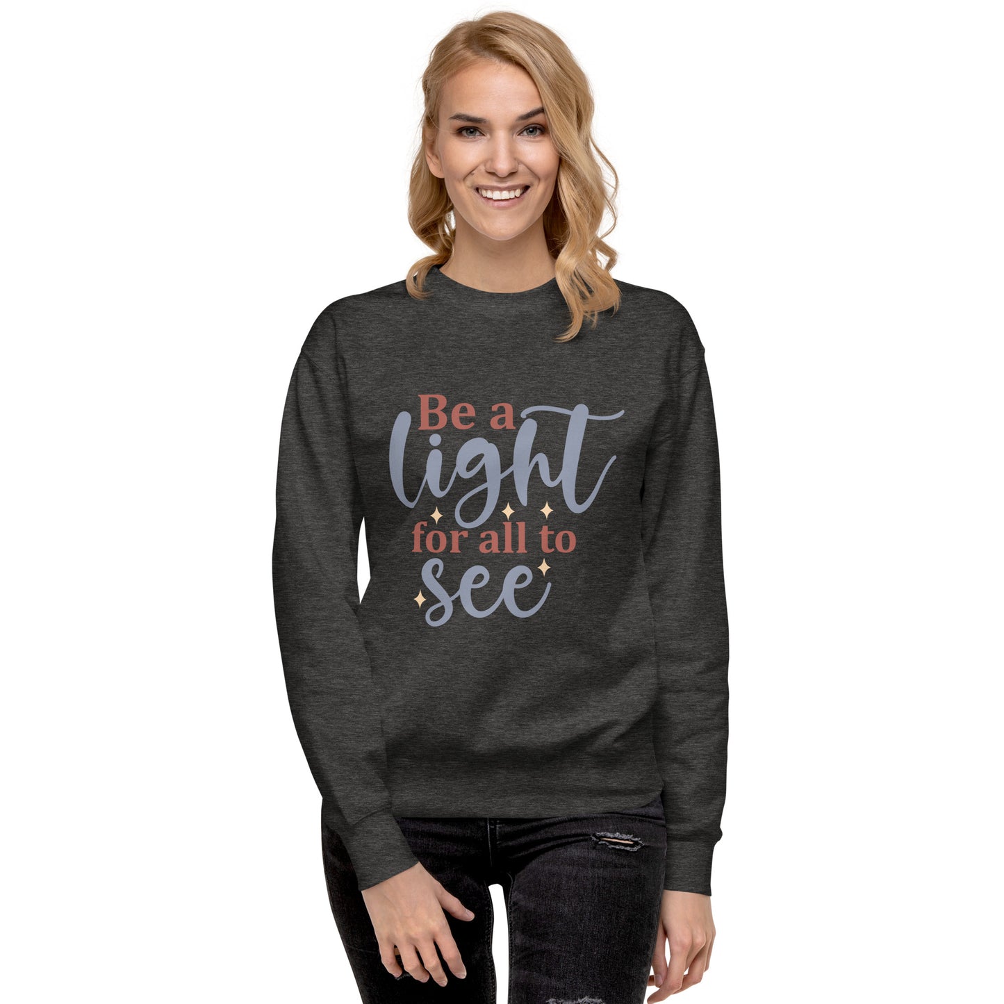 Be a Light for All to See Crewneck