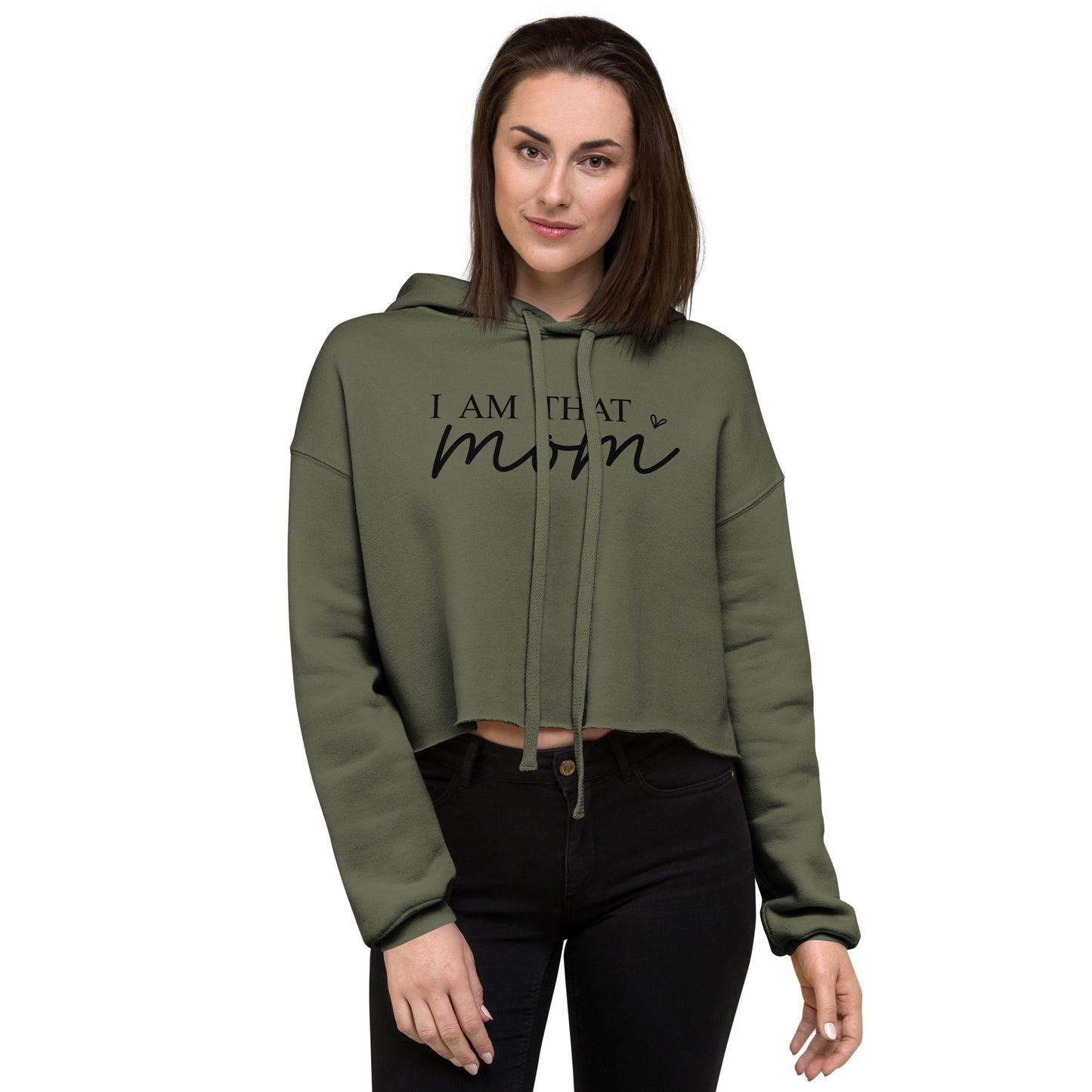 I am That Mom Crop Hoodie